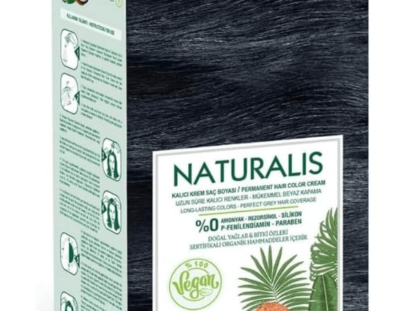 NATURALIS Vegan Hair Color Cream Intense Black 1.0